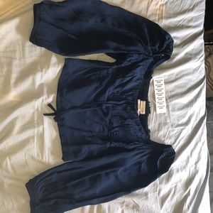 Urban outfitters top. Never worn. Navy